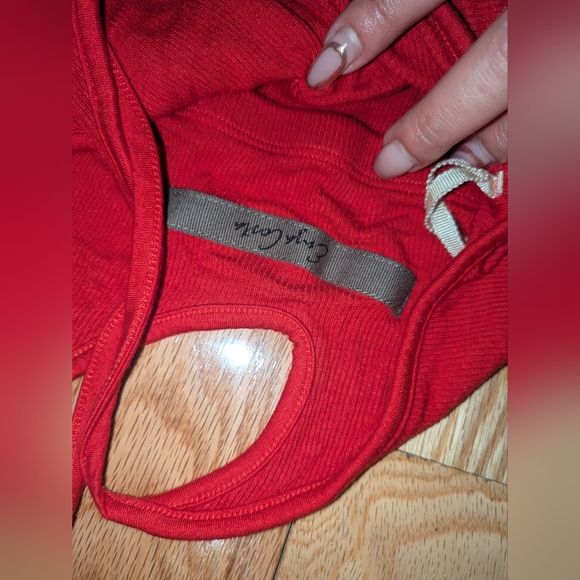 17. NWOT ENZA COSTA ONE SHOULDER CUTOUT RIBBED JERSEY MIDI DESS - Picture 6 of 7